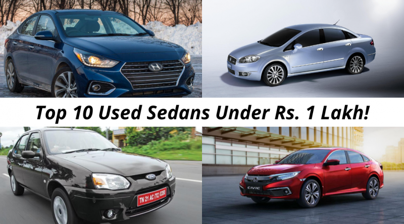 Used Sedan cars are now available Under Rs. 1 Lakh