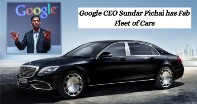 Google CEO Sundar Pichai has Fab Fleet of Cars