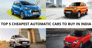 TOP 5 CHEAPEST AUTOMATIC CARS TO BUY IN INDIA
