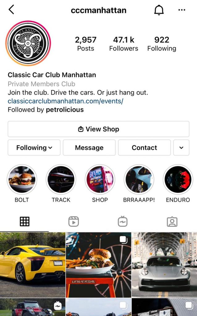 Classic Car Club Manhattan