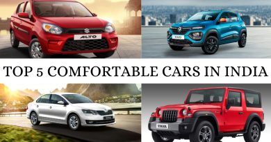 TOP 5 COMFORTABLE CARS IN INDIA