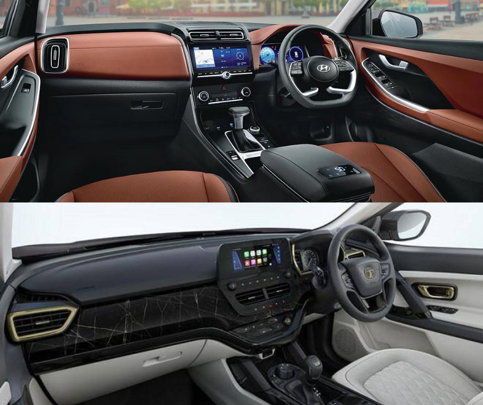 Interior | Tata Safari Vs Hyundai Alcazar